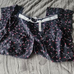 New With Tags Pink Women's Pajama Bottoms,  Size Large Long